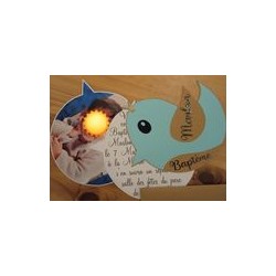 Faire part + enveloppe