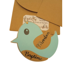 Faire part + enveloppe