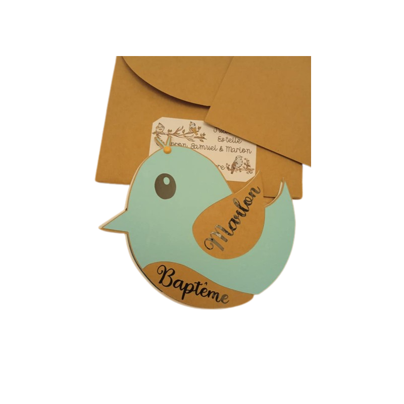 Faire part + enveloppe