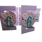 invitation Anniversaire + enveloppe