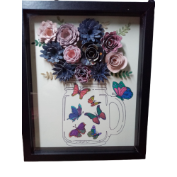 cadre bouquet fleur