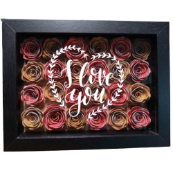 Cadre Coeur/Fleur