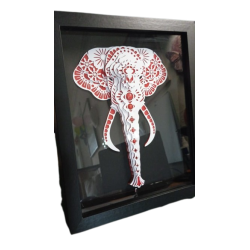 Cadre  Elephant mandala